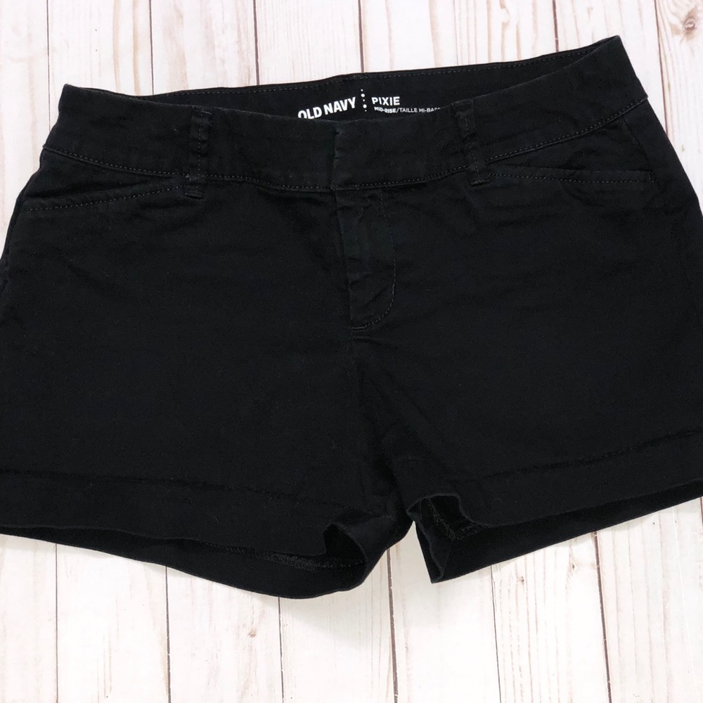 Old Navy Black Pixie Shorts Size 0